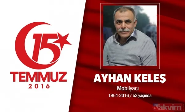 15 Temmuz şehitleri hain girişimin 7. yılında saygıyla anıyoruz! Unutmayacağız unutturmayacağız - 25