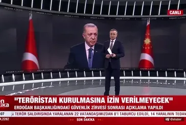 İstanbul’da güvenlik zirvesi sonrası açıklama: ‘’Teröristan kurulmasına izin verilmeyecek’’