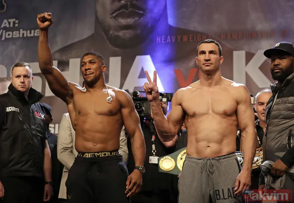 Anthony Joshua - Wladimir Klitschko maçı nefes kesti! - 47