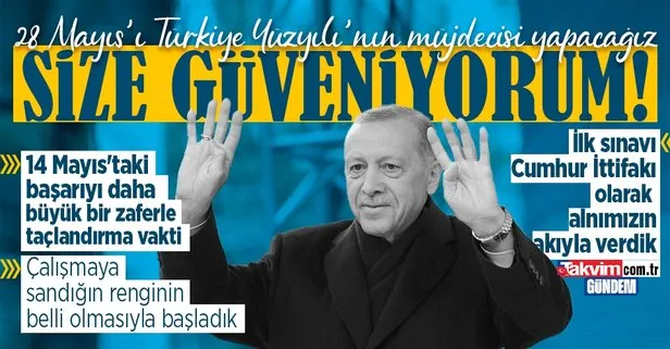 Son dakika: Başkan Erdoğan’dan ikinci tur mesajı: Size güveniyorum