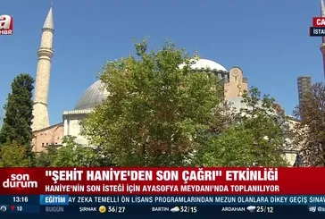''Şehit Haniye’den son çağrı'' etkinliği!