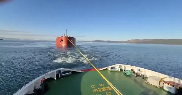 Boğaz’da makine arızası: 229 metrelik gemi demirletildi