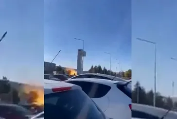 TUŞAŞ'TA PATLAMA ANI KAMERADA!