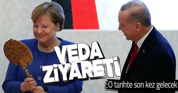SON DAKİKA: Angela Merkel Almanya Başbakanı olarak son kez Türkiye’ye gelecek