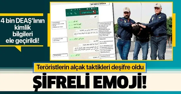 4 bin DEAŞ’lı teröristin kimlik bilgileri ele geçirildi! ’Emoji şifreleri’ ile haberleştikleri ortaya çıktı