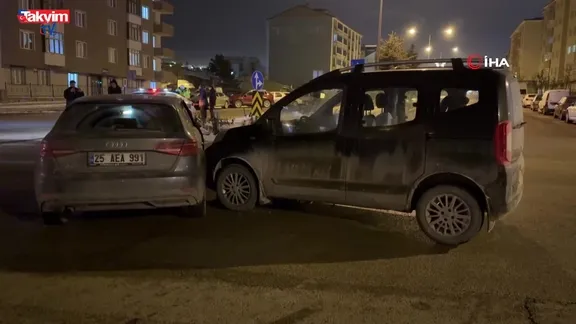 Erzurum’da trafik kazası: 4 yaralı