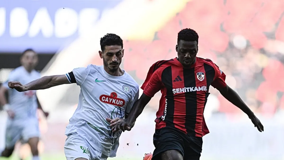 4 gollü düelloda kazanan yok! Gaziantep FK - Rizespor: 2-2 | MAÇ SONUCU