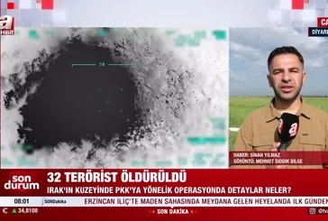 32 terörist etkisiz hale getirildi!