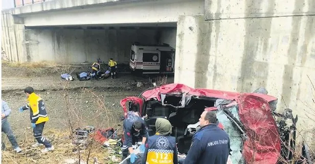 Ankara’da katliam gibi kaza! Bir aile yok oldu