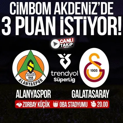 Alanyaspor - Galatasaray | CANLI