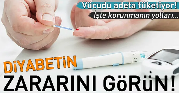 Diyabetin zararını görün!