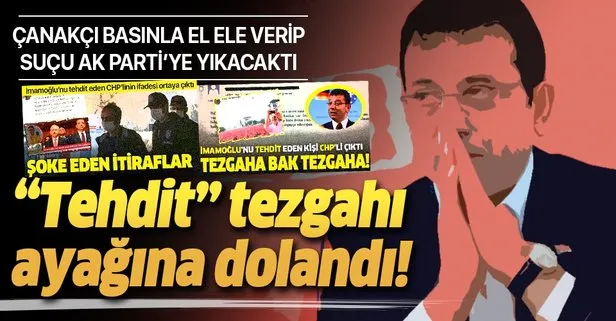 İmamoğlu’nun tehdit tezgahı ayağına dolandı! AK Parti’ye yıkmak istedi ama...