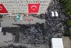 Tekirdağ şehit polislerini uğurladı... Binler sokağa döküldü | Eşinin tabutuna sarıldı: "Evladımız bana emanet"