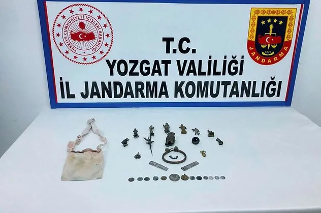 Yozgat'ta 29 parça tarihi eser ele geçirildi