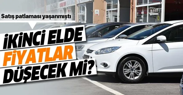 İkinci el otomobilde fiyat düşüşü beklentisi