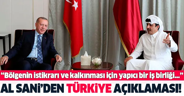 Katar Emiri Al Sani'den 'Türkiye' açıklaması: Ortak kültürel miras istikrar için yapıcı bir iş birliği tesis ediyor
