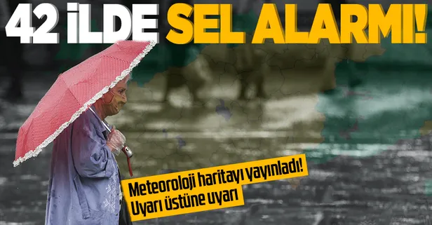 HAVA DURUMU | Meteorolojiden Ankara için yeni sel uyarısı! Hatay için turuncu birçok ile sarı kodlu alarm