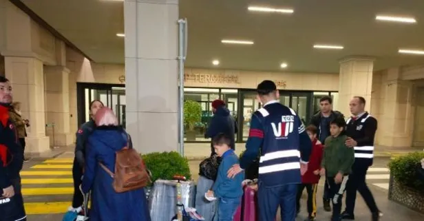 Türkiye vatandaşlarını sahipsiz bırakmadı! Gazze'den tahliye edilen vatandaşlarımız İstanbul’a indi