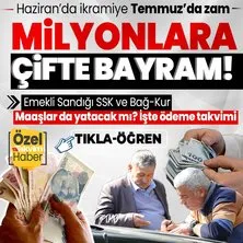 Emekliye 3 bin TL bayram ikramiyesi! Başkan Erdoğan Kabine sonrası tarihi açıkladı | İşte SSK, Bağ-Kur Haziran ayı emekli maaşı ödeme takvimi!