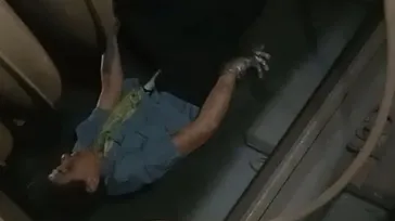 Raylarda sıkıştı son anda hayata döndü