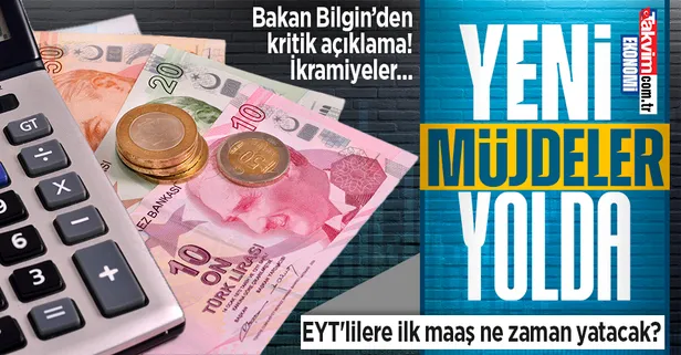 Bakan Vedat Bilgin duyurdu! EYT'lilere ilk maaş ne zaman yatacak? İkramiye ve yeni müjdeler yolda...