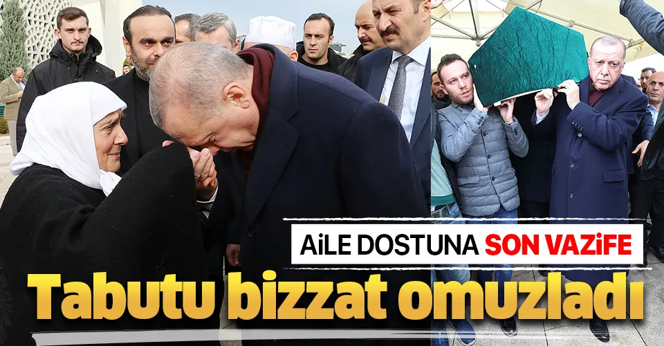 Başkan Erdoğan aile dostu Nusret Yıldırım'ın cenazesine katıldı