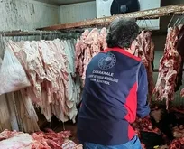 Binlerce kilo sakatat ve kırpıntı et imha edildi! Çanakkale’de o işletme mühürlendi