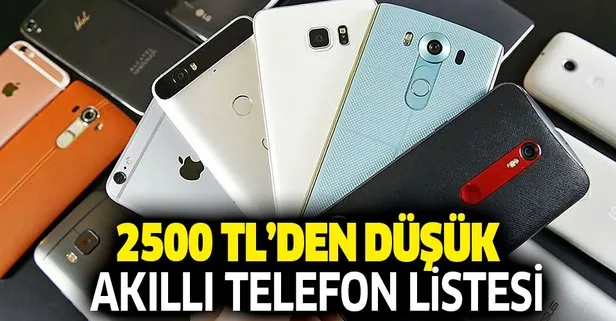 2500 TL’den düşük akıllı telefonlar hangileri? İşte Huawei, Samsung, Xiaomi marka uygun fiyatlı telefon listesi