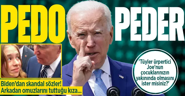 Joe Biden genç bir kıza arkadan yanaşarak söylediği sözler büyük tepki topladı! "30 yaşına kadar erkeklerle ciddi ilişki yok"