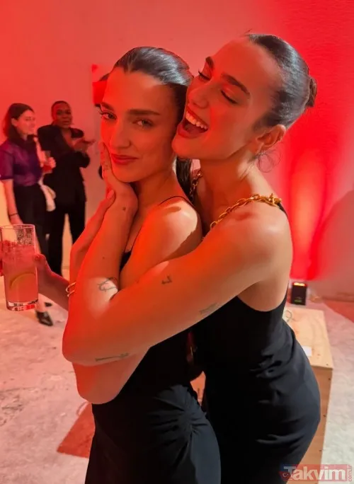 Dua Lipa ve kardeşi Rina Lipa benzerliği sosyal medyada gündem oldu - 1