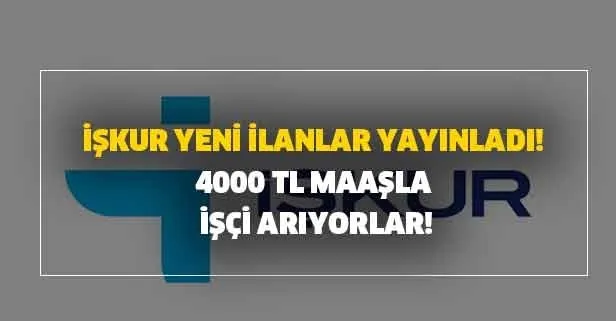 4000 TL maaşla işçi alım başvuru şartları nedir?