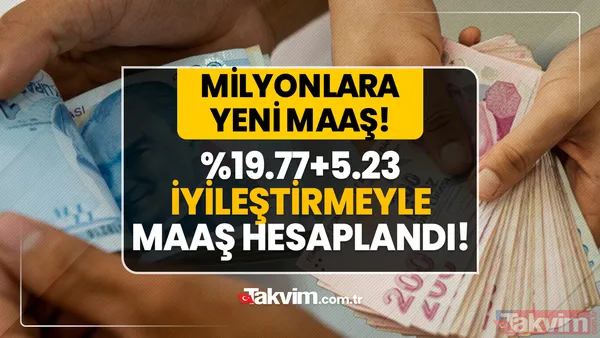 Yeni maaşlar A'dan Z'ye hesaplandı! Emekliye %19.77+5.23 ek iyileştirmeyle zam hesabı yapıldı! SSK BAĞ-KUR emekli maaşlarına en düşük... - 1