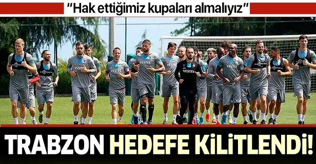 Trabzonspor hedefe kilitlendi! Hüseyin Çimşir: Hak ettiğimiz kupaları almalıyız