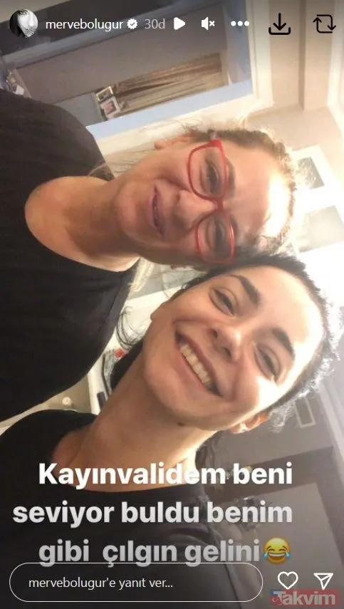 Merve Boluğur’un paylaşımı ağızları açık bıraktı! Mert Aydın’ın annesini gören ablası sandı! “Çılgın gelin” Merve kayınvalidesiyle... - 22