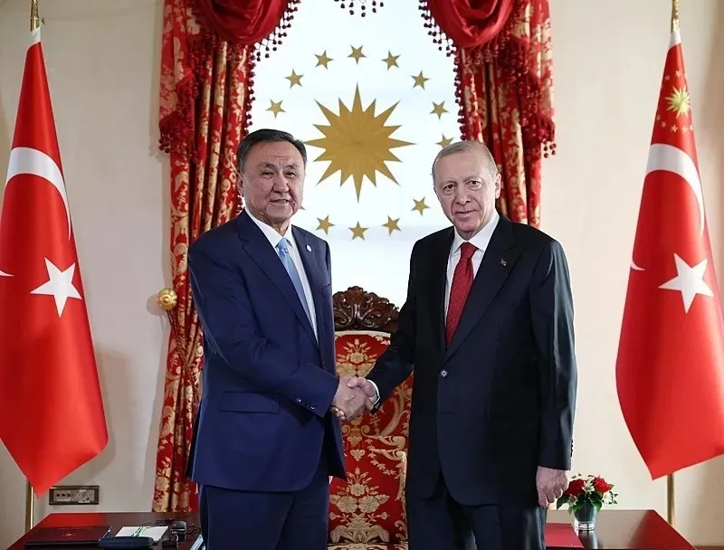 Türk Devletleri Teşkilatı İstanbul’da: Başkan Erdoğan 3 ülkenin dışişleri bakanlarını kabul etti-3