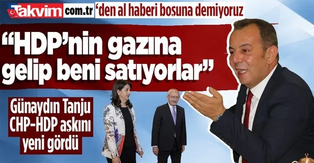 CHP-HDP aşkında yanan Tanju Özcan oldu!
