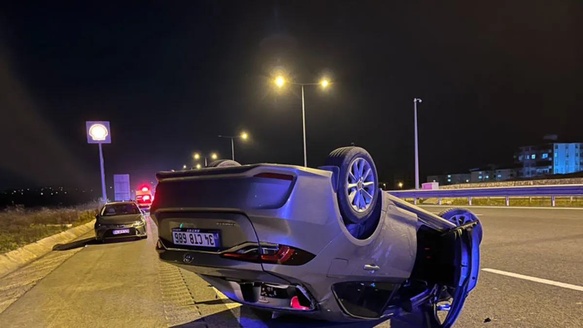 Kuzey Marmara Otoyolu'nda feci kaza: 5 yaralı