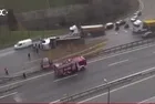 Son dakika: Basın Ekspres yolunda kaza: 5 yaralı