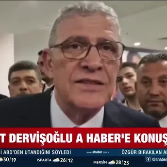İYİ Parti yeni genel başkanı Müsavat Dervisoğlu A Haber’e konuştu!