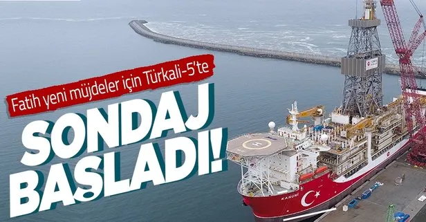 Son dakika: Fatih gemisi Türkali-5’te sondaja başladı