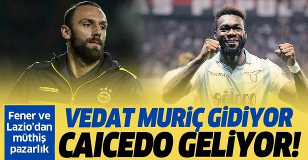 Vedat Muriç gidiyor Caicedo geliyor! Fenerbahçe ve Lazio’dan müthiş pazarlık...