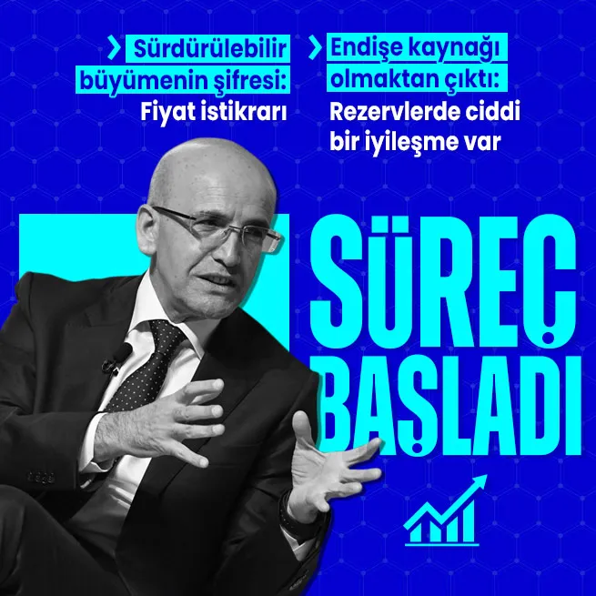 Hazine ve Maliye Bakanı Mehmet Şimşekten önemli açıklamalar: Dezenflasyon süreci başladı