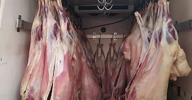 Adana’da kaynağı belli olmayan 2 ton et ele geçirildi