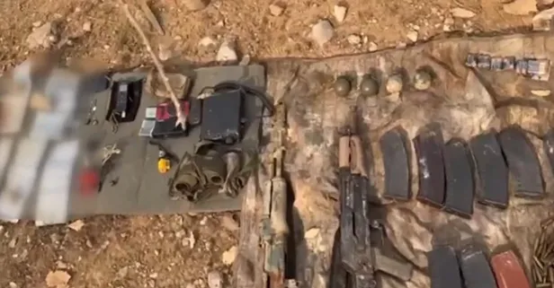 Pençe Kilit'te terör örgütüne ait çok sayıda mühimmat ele geçirildi
