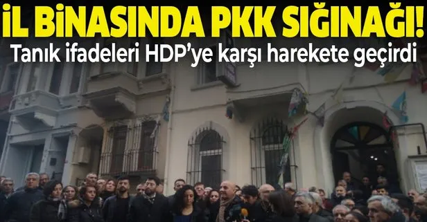 HDP İstanbul İl Binası’nda PKK sığınağı! Harekete geçildi