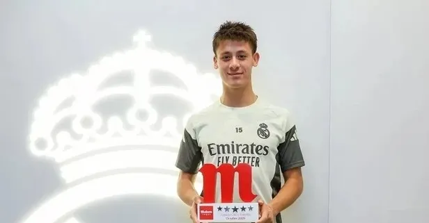 Real Madrid'de ayın futbolcusu Arda Güler