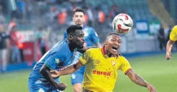 Göztepe Rize’de 3 puanı 3 golle aldı