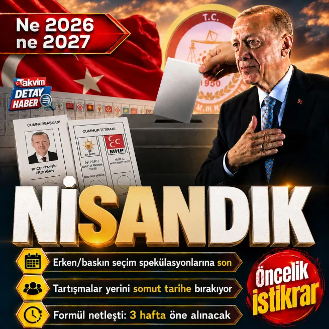 Seçim tarihi netleşiyor… Öne alınmış formülle 16 Nisan 2028’de sandığa
