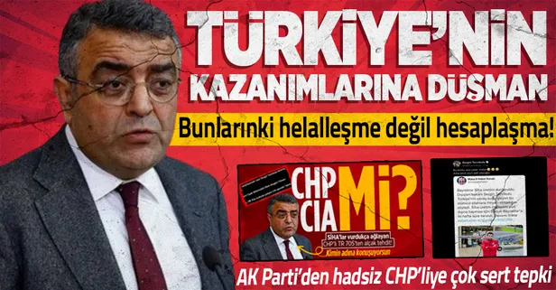 AK Parti'den CHP'li Sezgin Tanrıkulu'nun SİHA'lar ve Selçuk Bayraktar ile ilgili hadsiz paylaşımına çok sert tepki