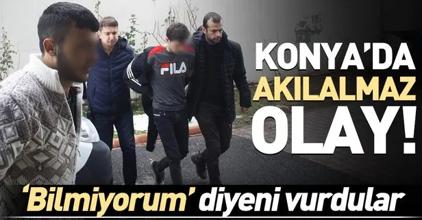 Konya’da akılalmaz olay! Adres sordular, ’bilmiyorum’ diyeni vurdular